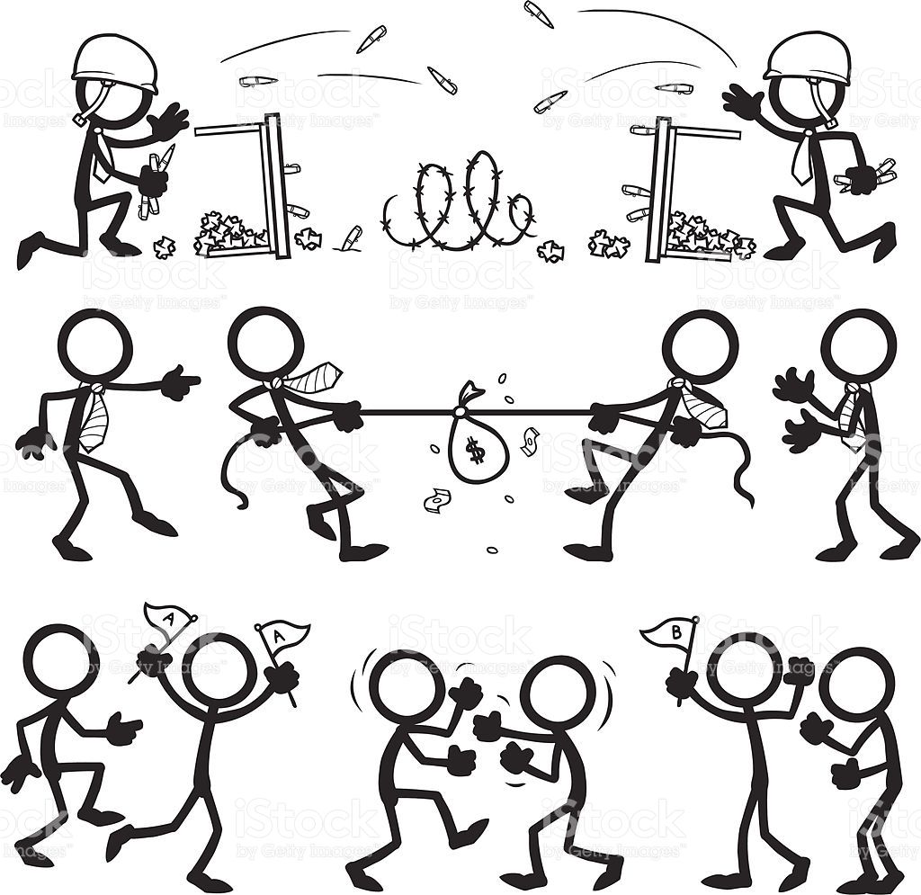 Stick Figure People Business Team Conflict Vector Id166082104 1024 995 Figura Con Palos Monigotes Dibujos Para Principiantes