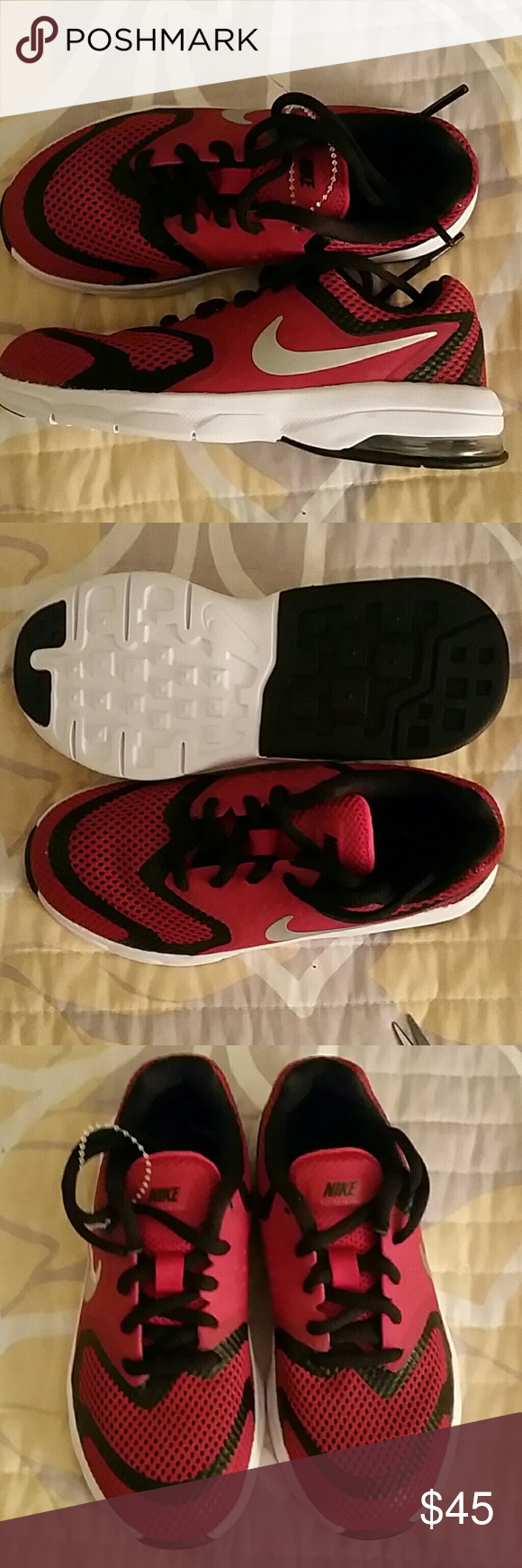 Sale! Boys Nike red athletic shoes, brand new | Black athletic shoes