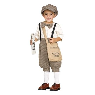 Toddler Retro Newsboy Costume – 1930s Costume #scentsylaborday