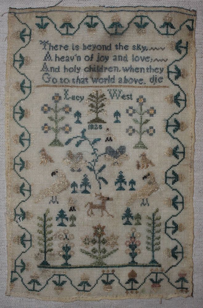 Dating antique samplers