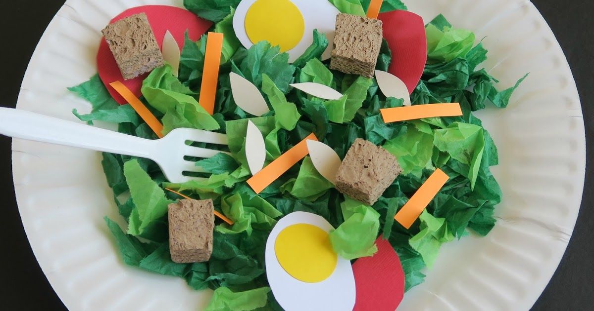 Salads and Crafting | Easy preschool crafts, Shapes preschool, Crafts