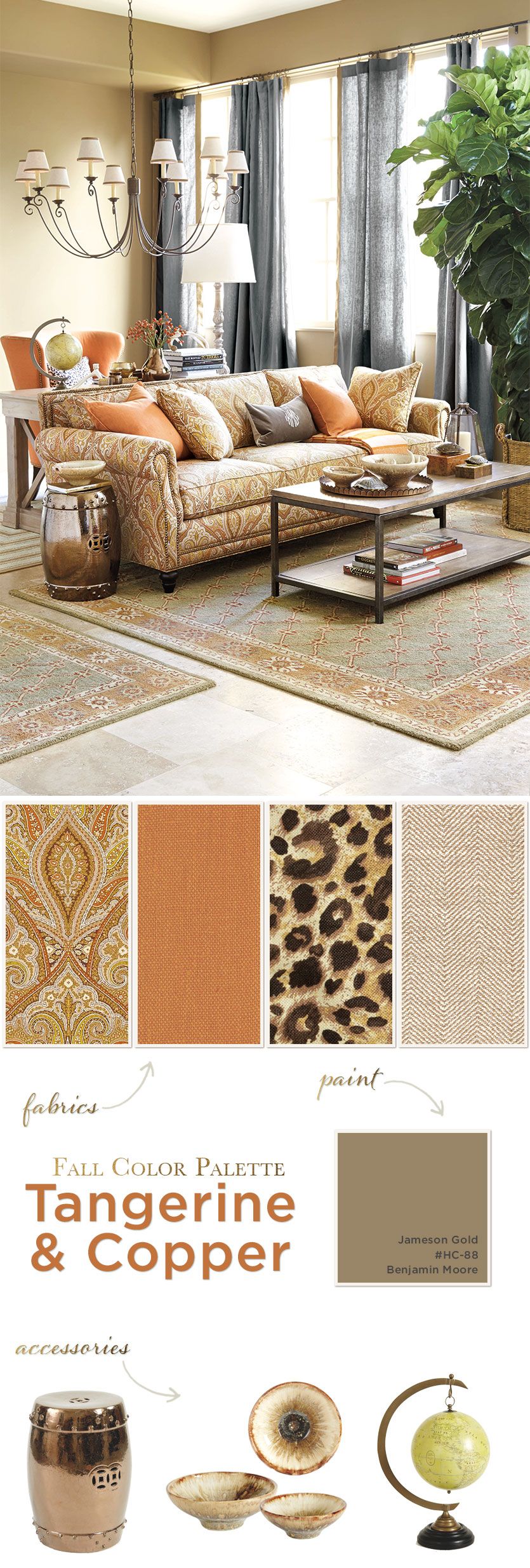 Fall Shade Palettes Copper And Tangerine Home Decor Life Fall Shade Palettes Copper And Tangerine Home Decor Life