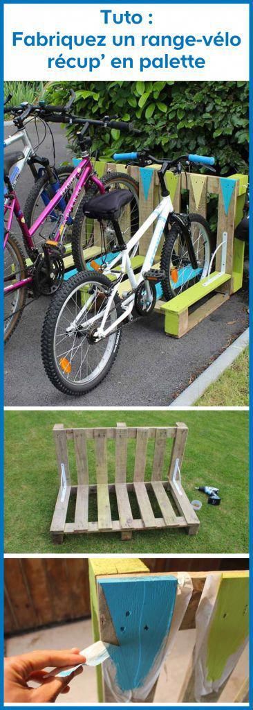 DIY : fabriquer un range-vélo récup' en palette
