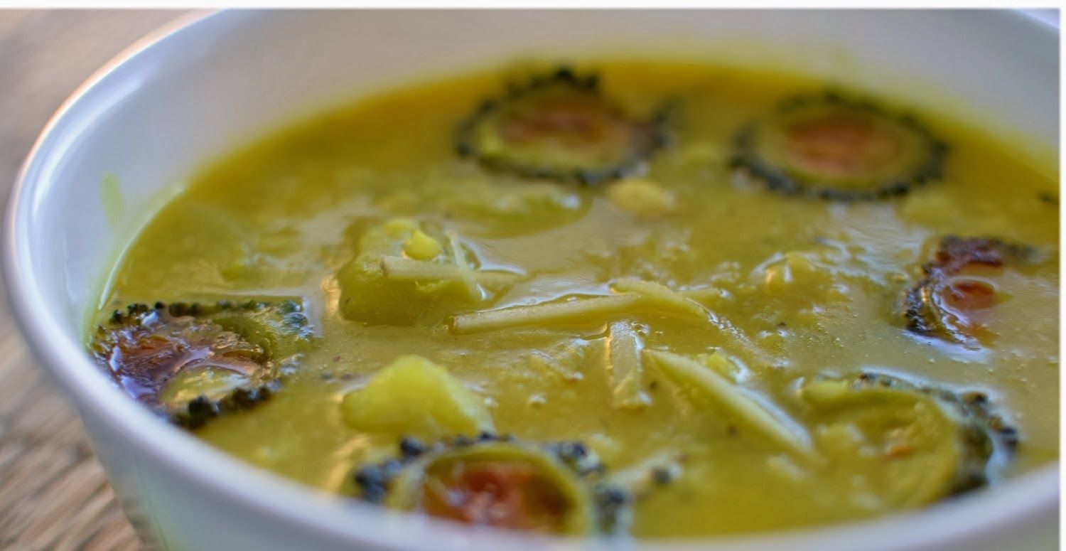 Bengali Recipe Yellow Lentil With Bitter Gourd And Bottle Bengali Recipe Yellow Lentil With Bitter Gourd And Bottle