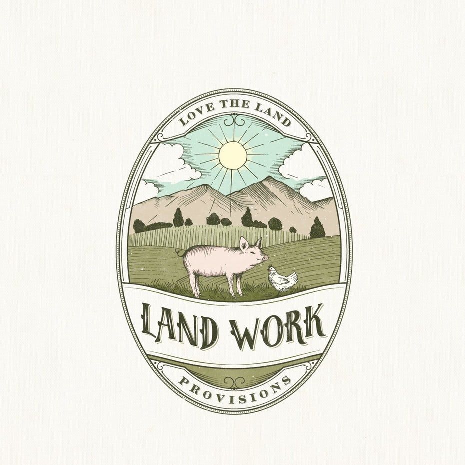 32 beautiful farm logos we really dig 99designs Farm logo, Farm