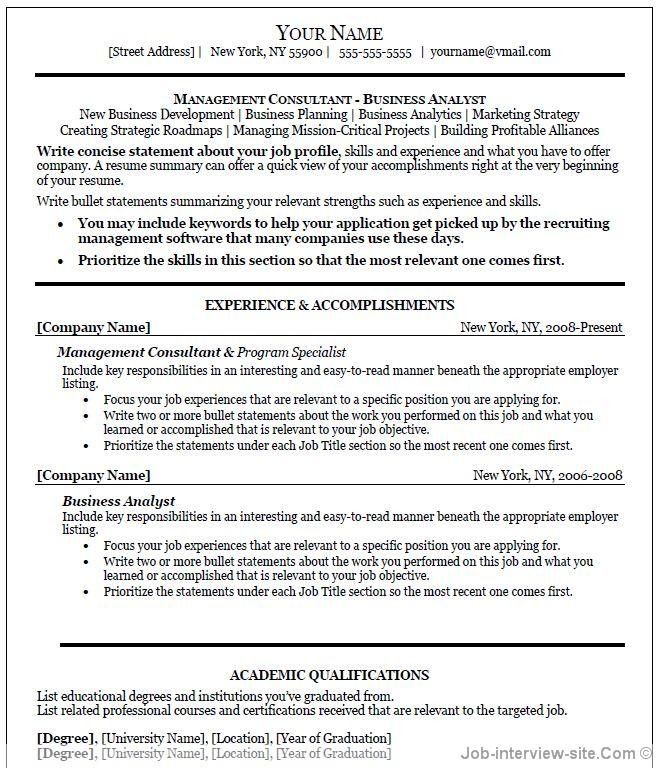 15 Executive Resume Templates Word Resume Template Ideas Career