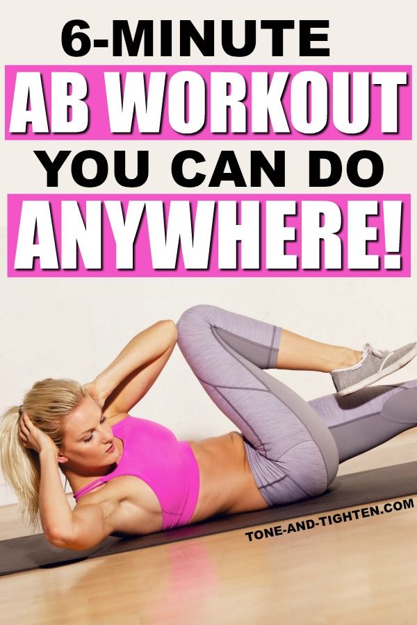 6 Day Abdominal Exercises At Home Without Equipment for Fat Body