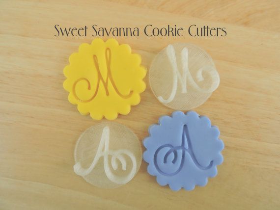 Monogram Fondant Embosser Style 2