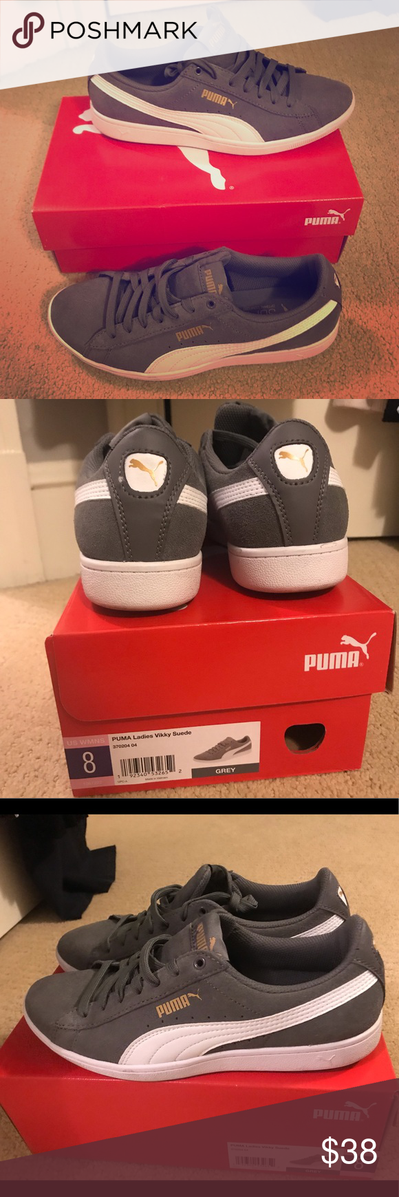 Soft Foam Optimum Comfort Nwt Gray Puma Sneakers Puma Sneakers Grey Pumas Puma
