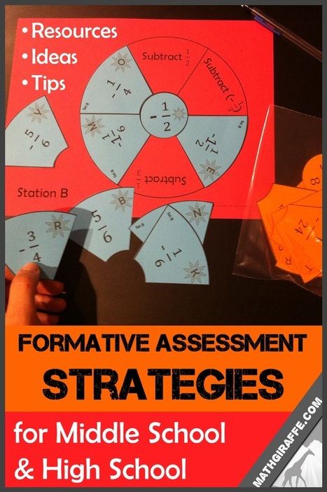 Formative Assessment in Middle High School - a bunch of great new - formative assessment strategies Formative Assessment in Middle High School - a bunch of great new - formative assessment strategies