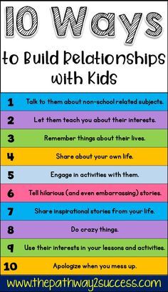 10 Ways to Build Relationships with Kids