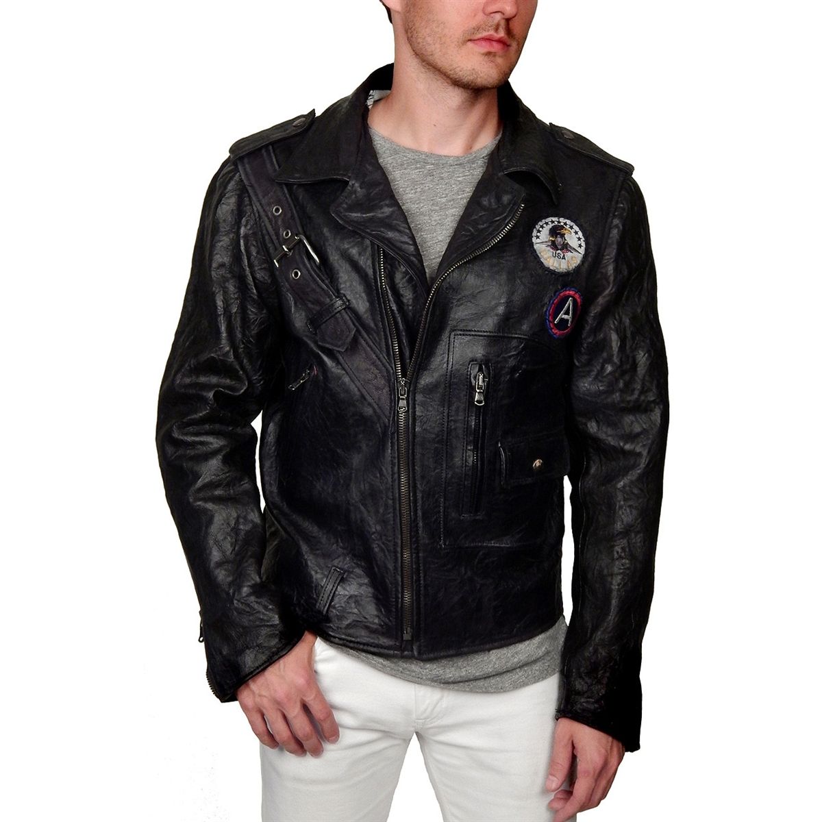 Men S Junker Designs Diavel Custom Leather Jacket In - Hand Sew Patch On Leather Jacket Men S Junker Designs Diavel Custom Leather Jacket In - Hand Sew Patch On Leather Jacket
