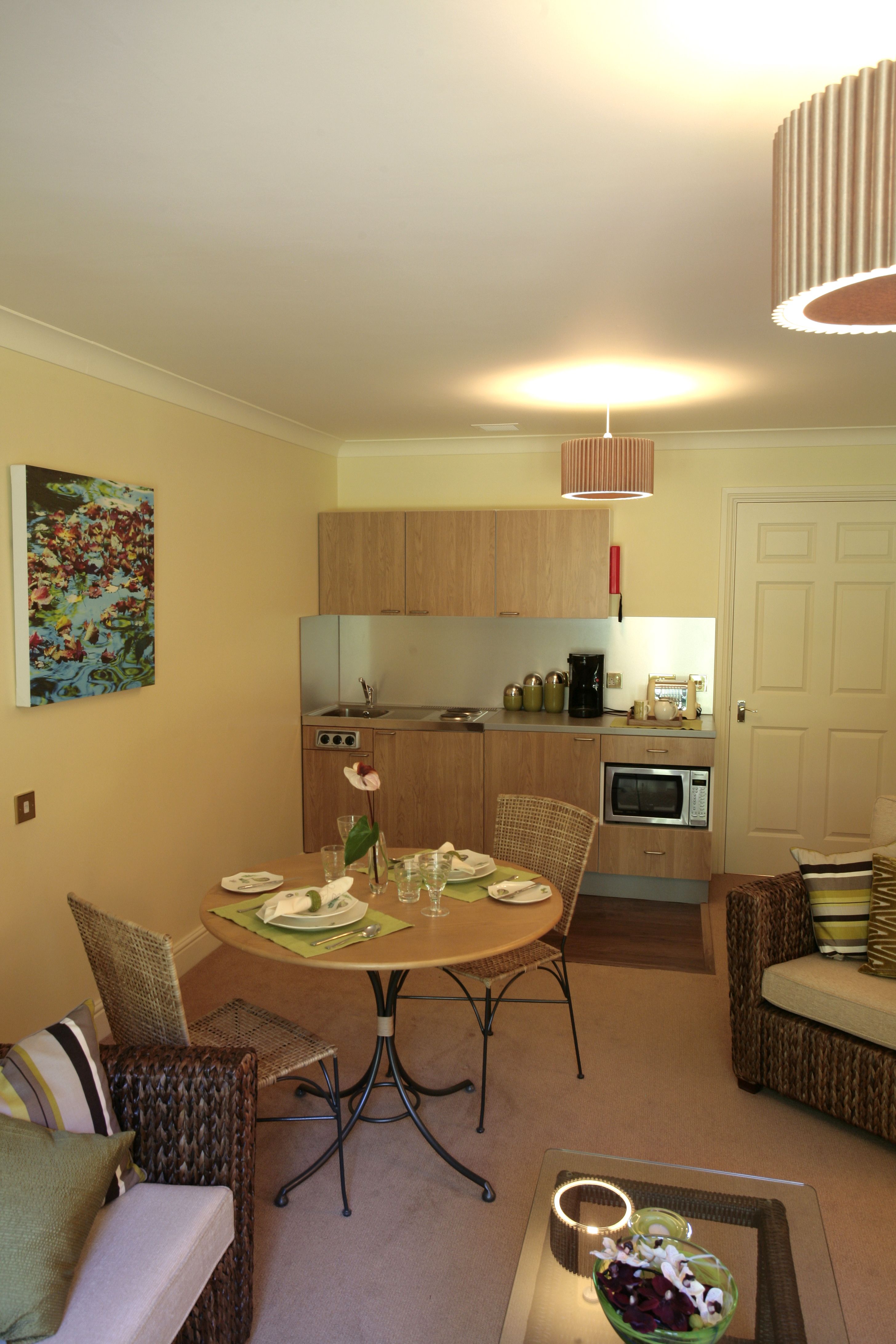 Project Oak Kitchenette With Combination Microwave Oven Within Project Oak Kitchenette With Combination Microwave Oven Within Retirement Apartments