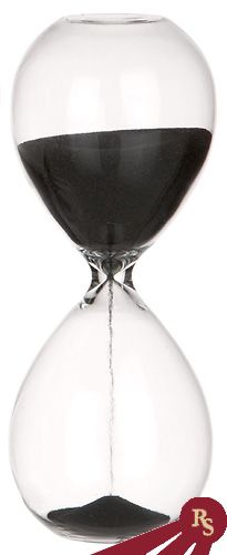 gold frame black sand hourglass 10 minute sand timer with metal