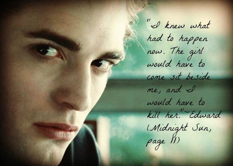 Edward’s monster Midnight sun twilight, Twilight saga series