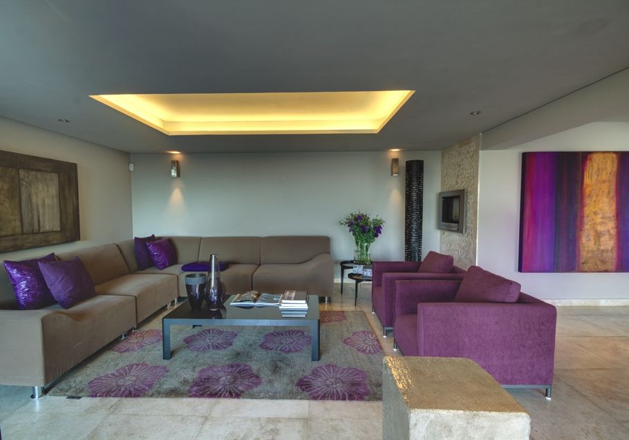 purple brown living room decorations Purple Black And White Graphic