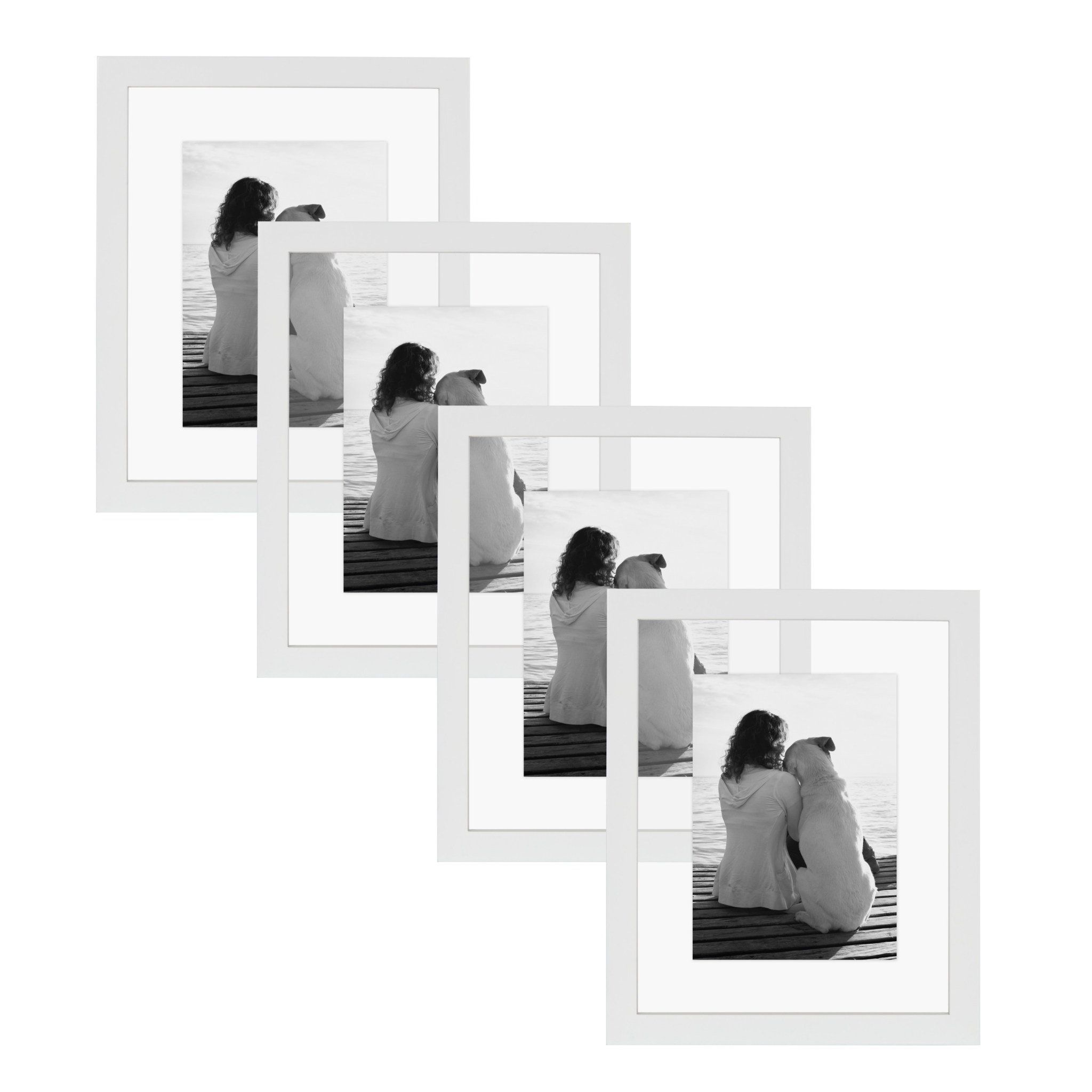 Gallery 8x10 Float Glass Picture Frame In 2021 White Picture Frame Set White Picture Frames Glass Picture Frames