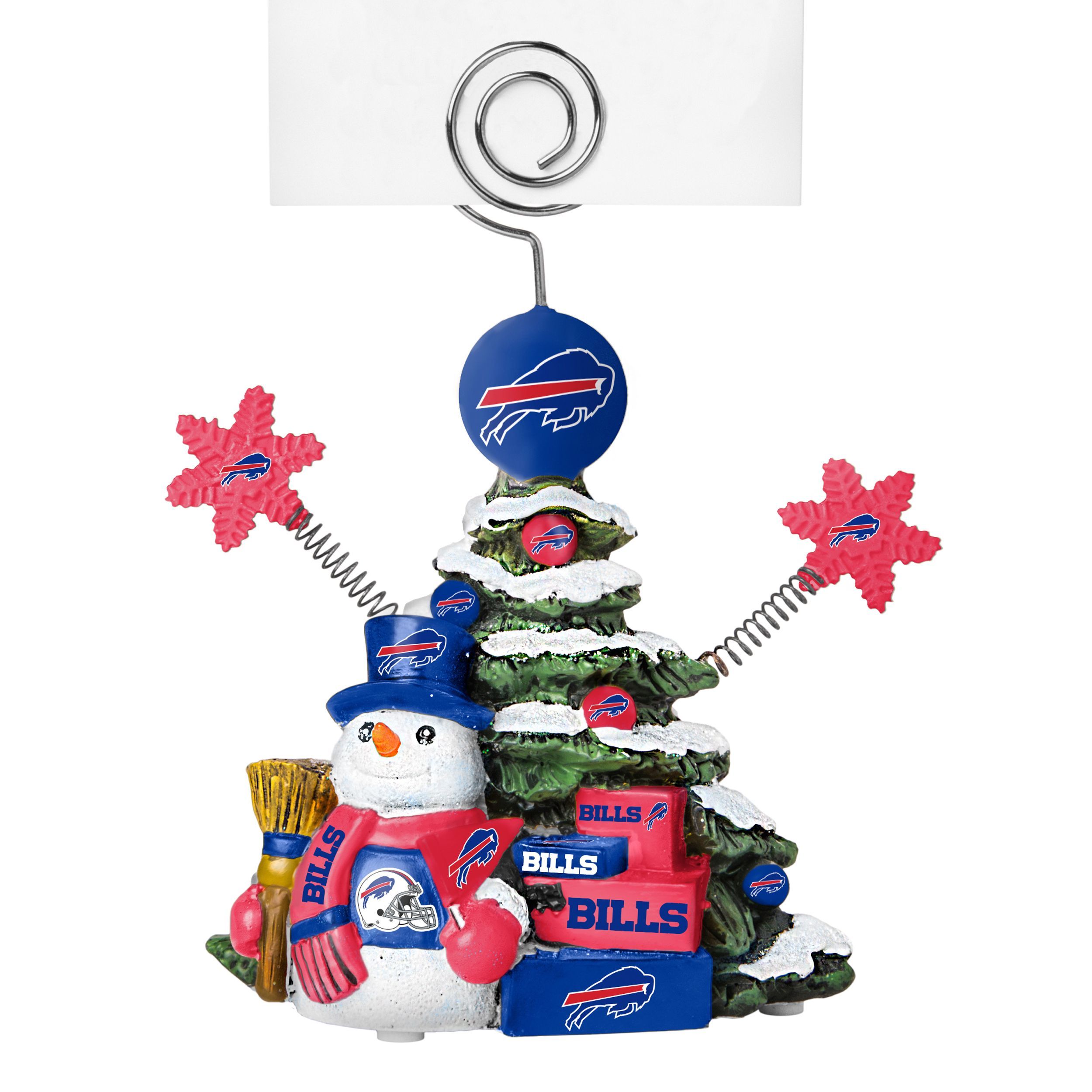 Boelter Brands Buffalo Bills Cast Porcelain Tree Photo Holder Boelter Brands Buffalo Bills Cast Porcelain Tree Photo Holder