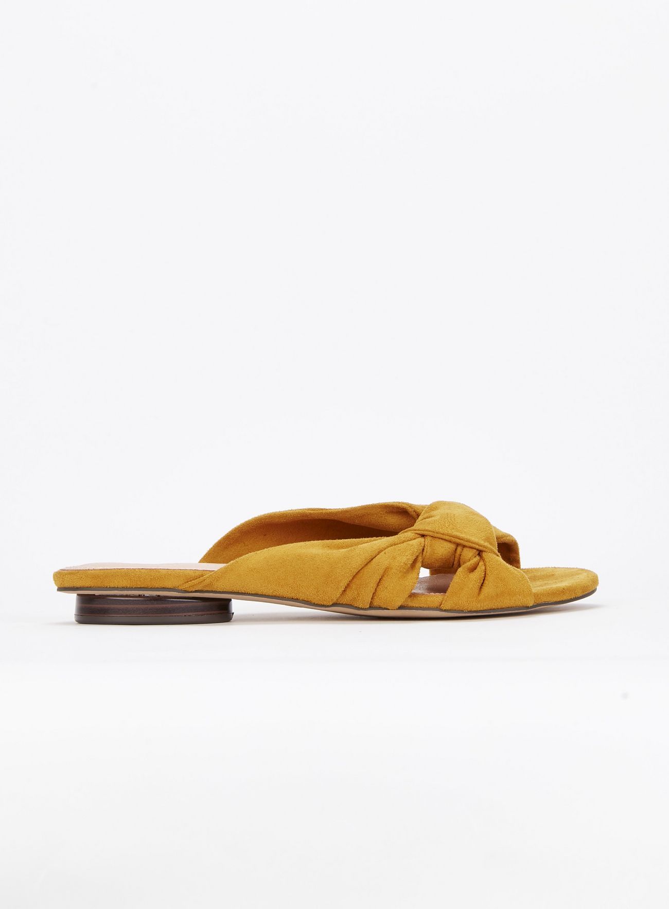 knotted mules flat