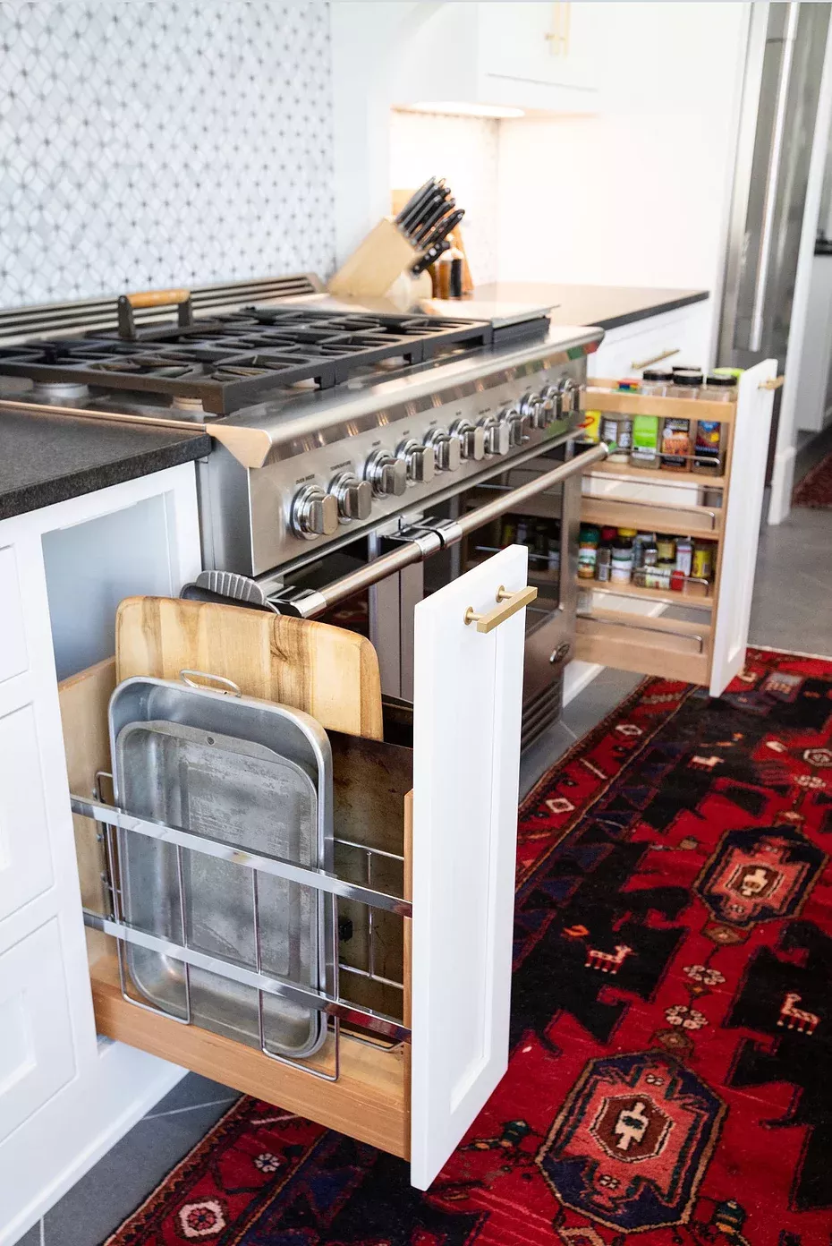 Spectacular White Kitchen Cabinets With Stainless Steel Appliances