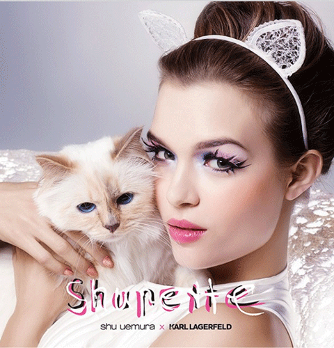 Choupette Lagerfeld's Shu Uemura Makeup Collection Is Available ...