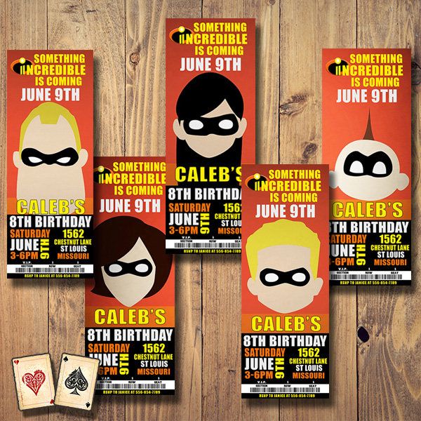 5 designs incredibles 2 superhero party printable party 5 designs incredibles 2 the incredibles invitation printable party invitations incredibles 2