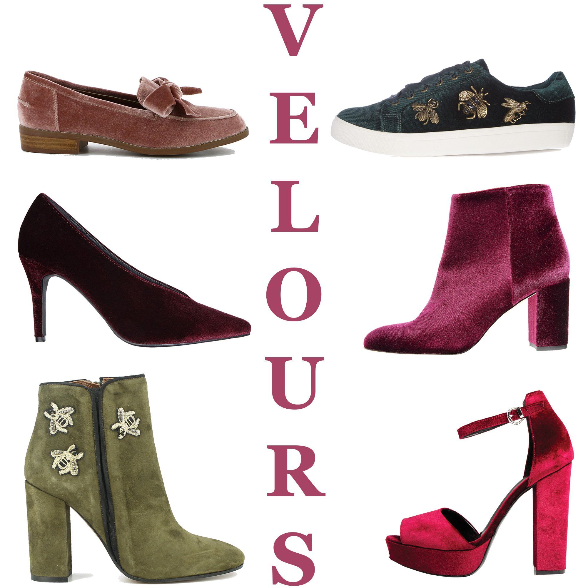 Chaussures hiver 2017-2018 : 10 tendances à suivre | Chaussure hiver ... Chaussures automne hiver 2017-2018 : le velours
