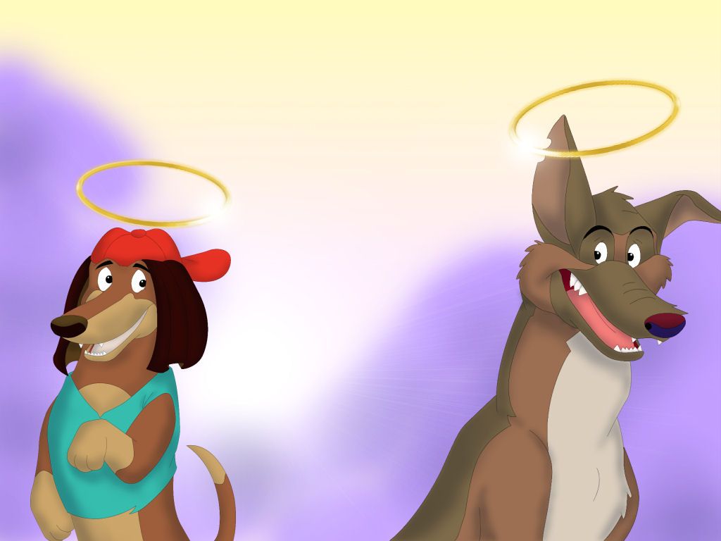 All Dogs Go To Heaven Wallpape By Slashbluedog Deviantart Com On