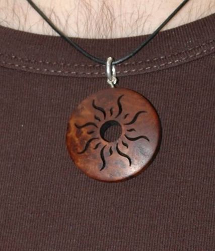 handcrafted necklace handcrafted Boho style sun necklace thread necklace sun handcrafted long necklace