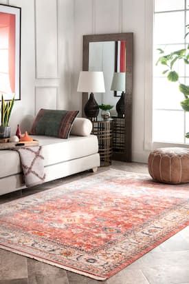 Edessa Sivas Fringe Red Rug Rugs Usa Rugs In Living Room Rugs