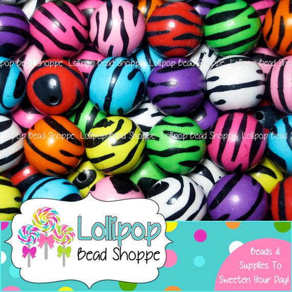Bubble Gum Beads 20mm-GREEN /& WHITE STRIPED Chunky Beads Bubblegum Beads Acrylic Round Beads The Bubblegum Bead Co. Gumball Beads