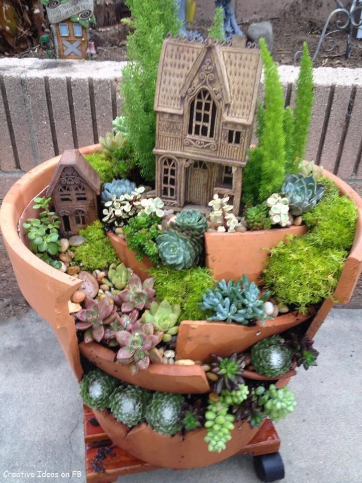 Kleiner Steingarten im Blumentopf | Im Grünen | Pinterest ... Kleiner Steingarten im Blumentopf | Im Grünen | Pinterest ...