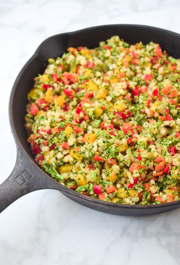 Rainbow Veggie "Rice" (Whole30 Paleo) | Paleo whole 30, Whole 30
