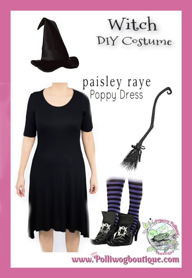 DIY Witch Plus Size Halloween Costume Click here to find out how to