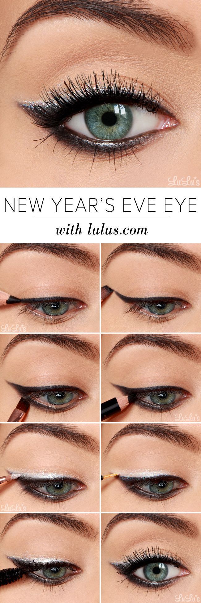 Lulus How To New Years Eve Eyeshadow Tutorial Eyeshadow Makeup