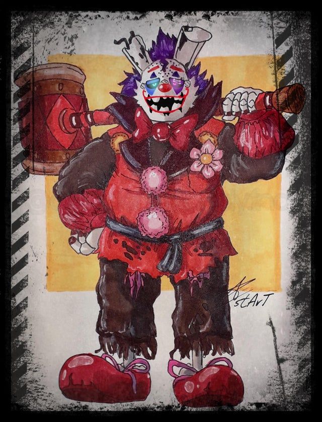 Clown Springtrap By Fnaf Ar Fanart By Me 🎪 Fivenightsatfreddys