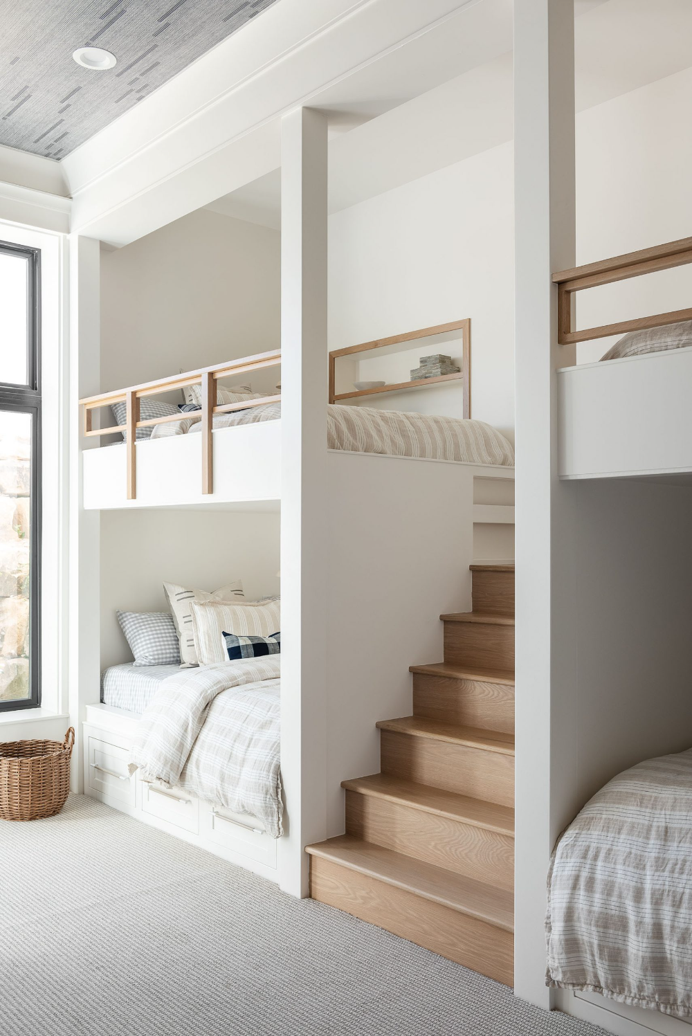 The Sunset House: The Basement - Studio McGee Dream Rooms, Dream Bedroom, Home Bedroom, Bedroom Interior, Bedroom Beach House, Beach Bedrooms, Room Design Bedroom, Bedroom Decor, Home Room Design