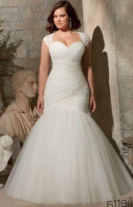 54 Trendy wedding dresses ivory plus size | Noivas plus size, Vestido