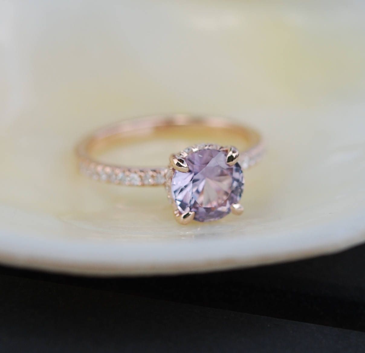 Vintage Sapphire Ring Purple Stone Ring 10k Rose Gold Purple Vintage Sapphire Ring Purple Stone Rings Purple Sapphire Ring