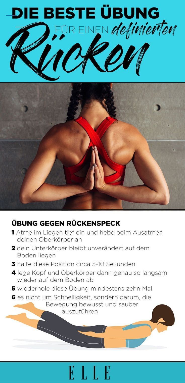Rückenfett loswerden: Die Übung für einen definierten Rücken Schluss mit Speckröllchen: Das ist die...
