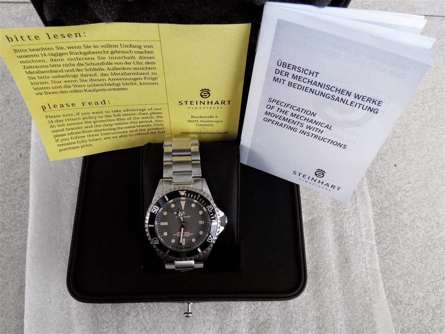 ARLOJI SWISS ASLI: (SOLD)BNIB STEINHART Ocean 1 Vintage Red ARLOJI SWISS ASLI: (SOLD)BNIB STEINHART Ocean 1 Vintage Red