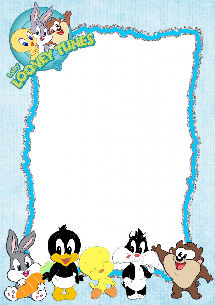 Baby Looney Tunes Baby Shower Invitation Templates Baby Viewer