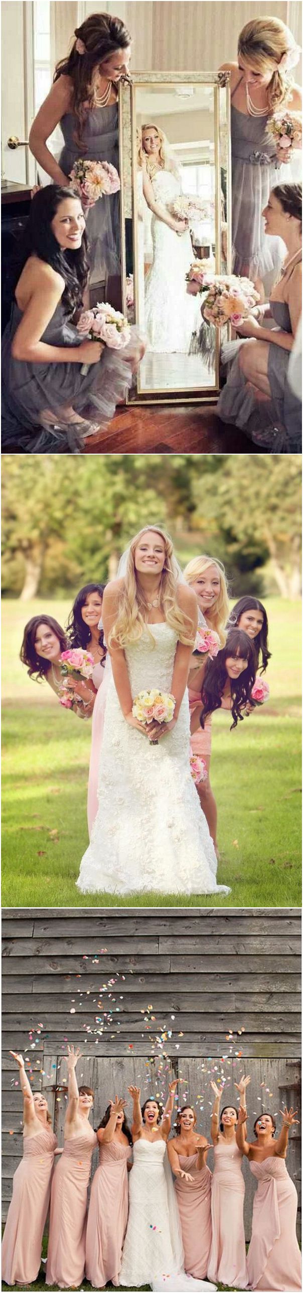 creative wedding photo ideas with bridesmaids
