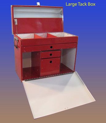 The Organized Barn And Trailer Tack Box Interior Barn Doors Horse Barn Ideas Stables