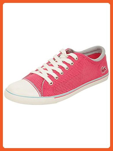 lacoste womens trainers pink