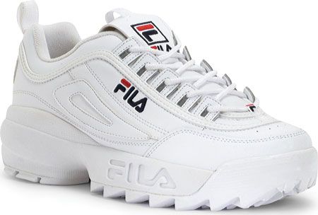 Fila Disruptor II | Fila mens shoes, White shoes men, Fila disruptors