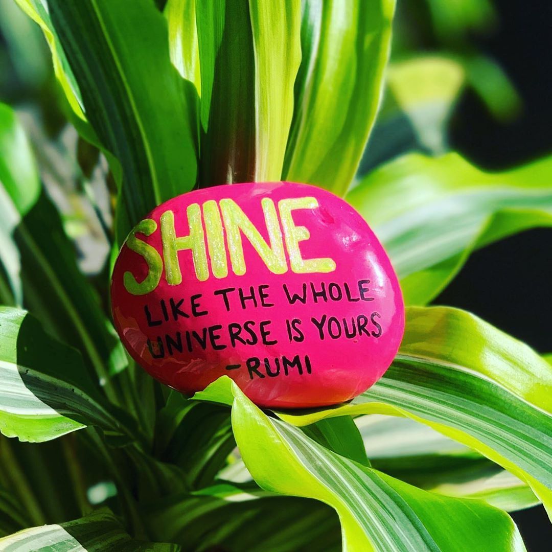 Shine on #rumi #kindness Rumi Quotes, Kindness Rocks, Wholeness