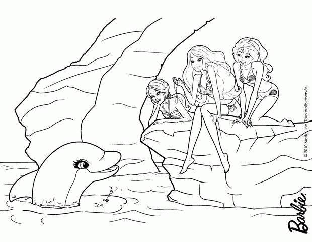 Barbie Mermaid Coloring Pages Best Coloring Pages For Kids Dolphin Coloring Pages Mermaid Coloring Pages Mermaid Coloring