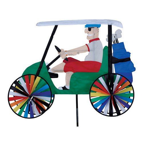 Uncle Sam 20/" Bike Patriotic Yard Garden Wind Spinner