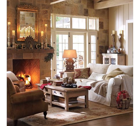 Family Room With Persian Rug Fire Place Family Room With Persian Rug Fire Place